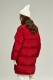 Пуховик удлиненный Lovely Red Erist store, цвет: красный, НФ-00002827 купить онлайн