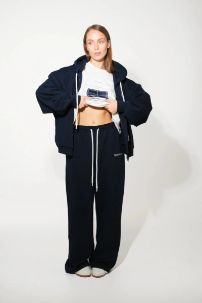 Брюки широкие Sport is life