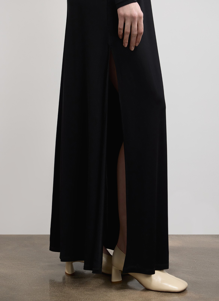 Платье с разрезом ALL WE NEED, цвет: Черный, 2602W2429-01 купить онлайн