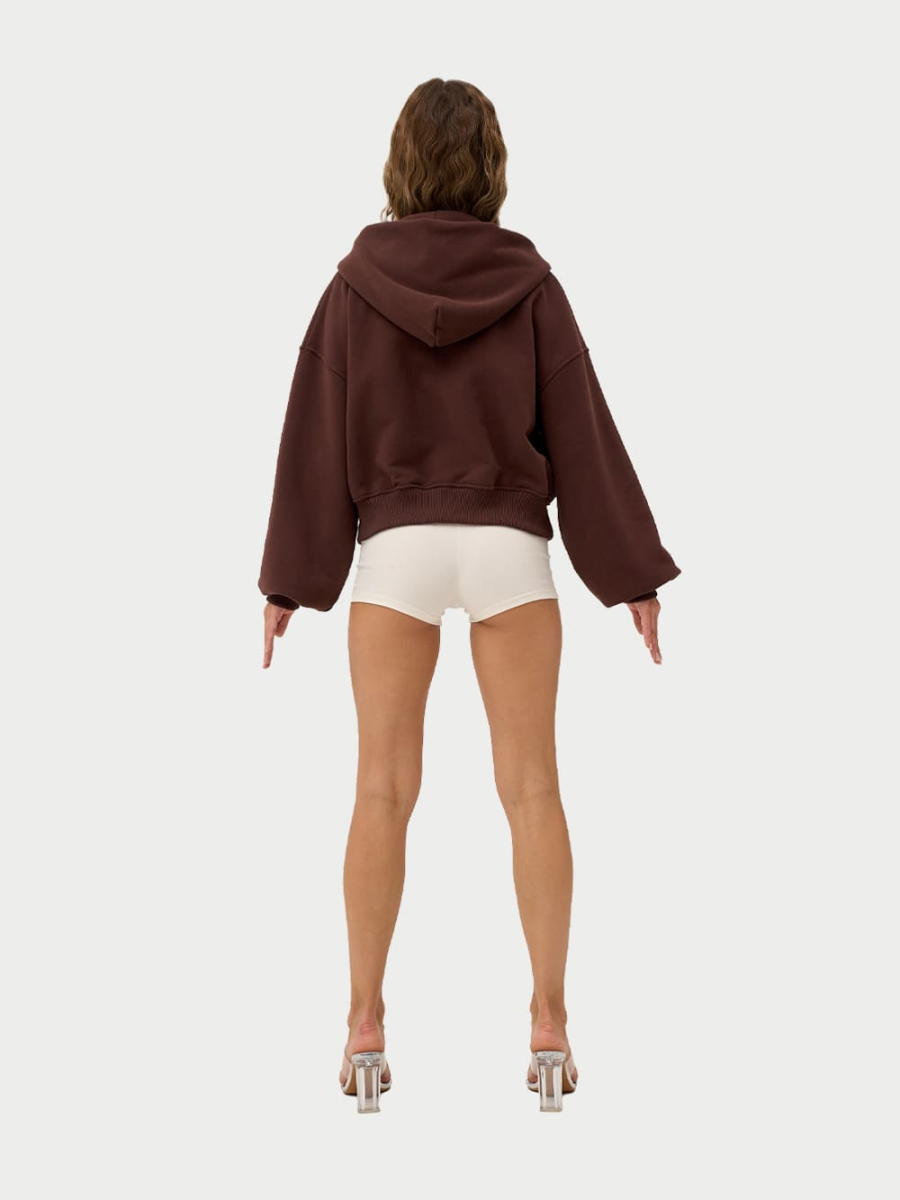 Zip Худи утепленное ONSI, цвет: chocolate,  купить онлайн