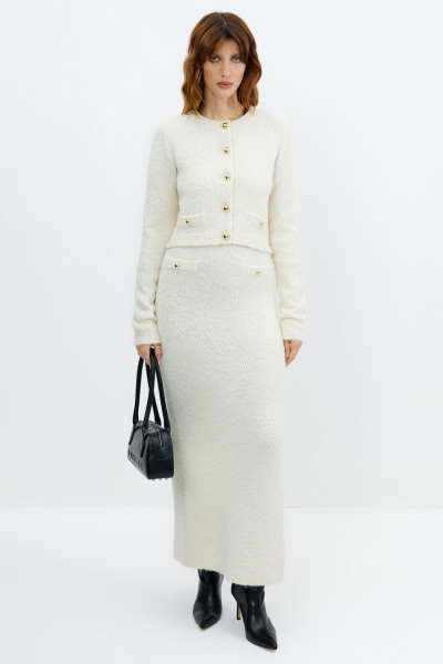 Фактурный кардиган TOPTOP, цвет: молочный, TTS.060.15527.120 купить онлайн