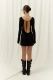 Платье mini "open back" ELASTIC, цвет: Черный,  купить онлайн