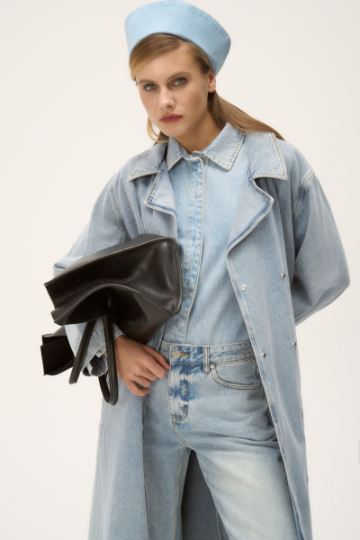 Тренч Gigi FASHION REBELS, цвет: голубой, FR24FW2TR43PCW310LB купить онлайн