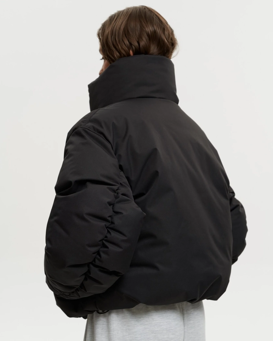 Пуховик BUBBLE BLACK YONS, цвет: Черный, YO-712 купить онлайн