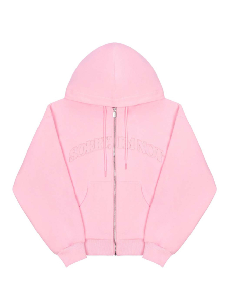 Худи на молнии с апликацией