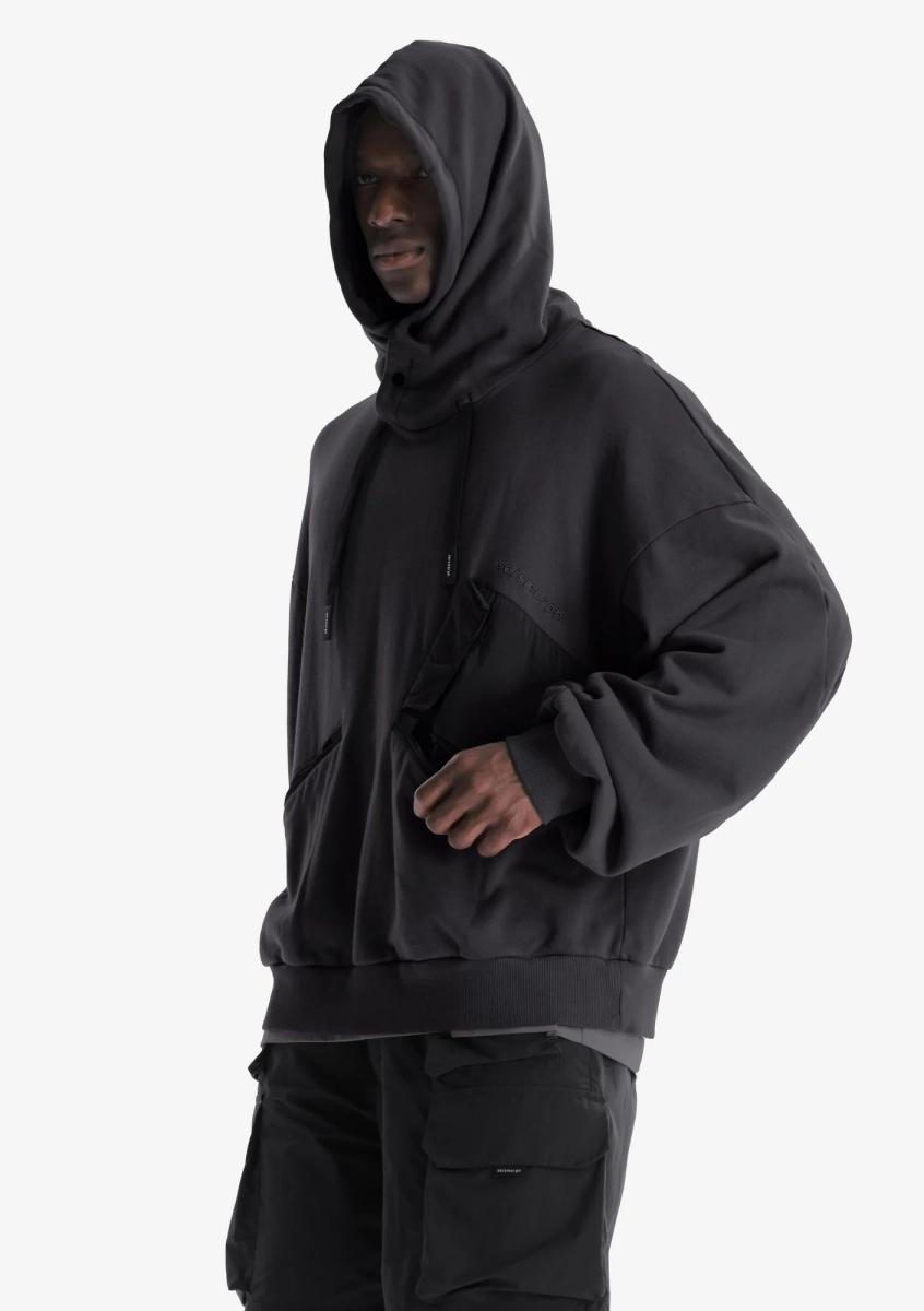 Пуловер-худи KRAKATAU, цвет: темно-серый, Fu122-2 купить онлайн