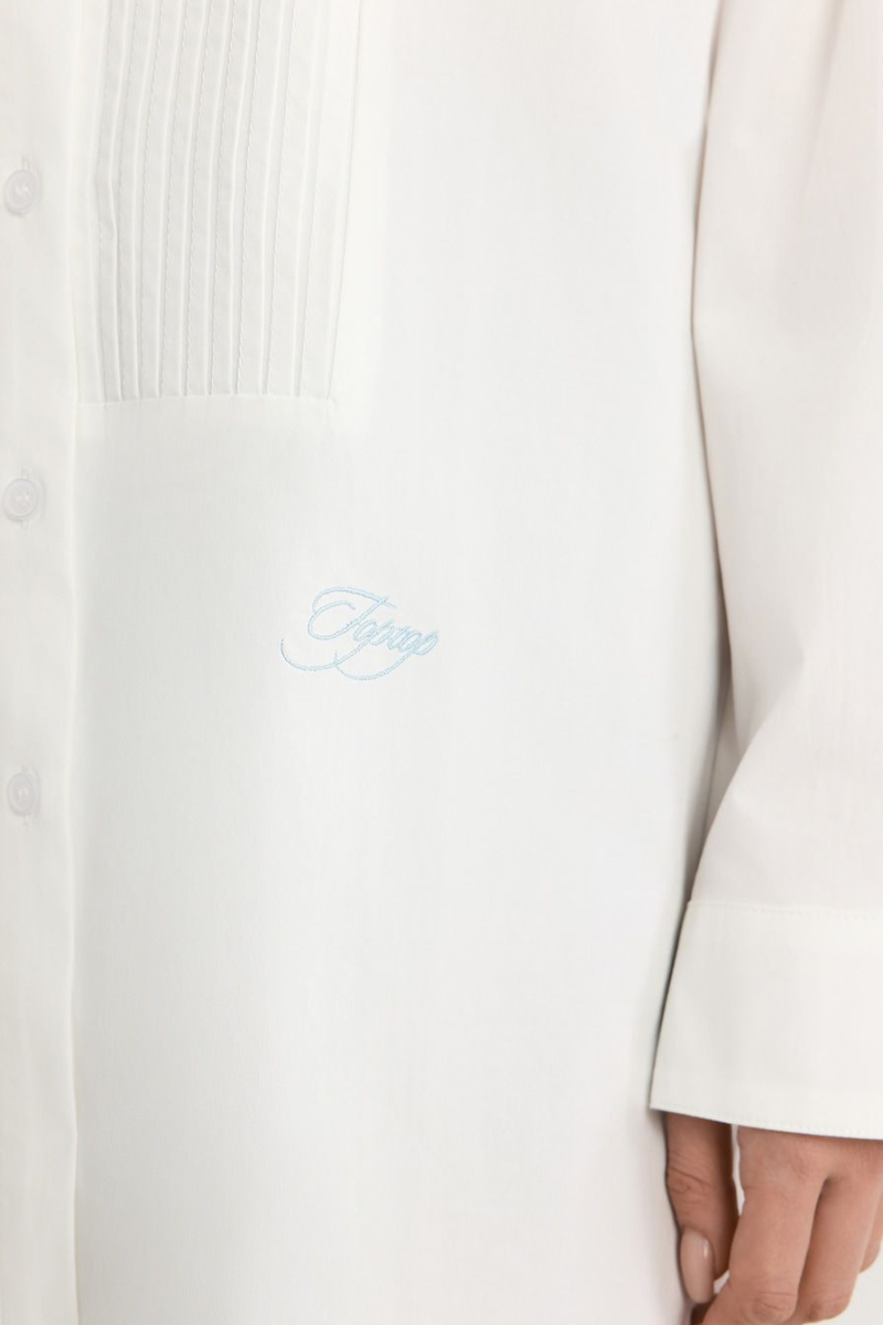 Рубашка из 100% хлопка TOPTOP, цвет: белый, TT.021.19147.100 купить онлайн