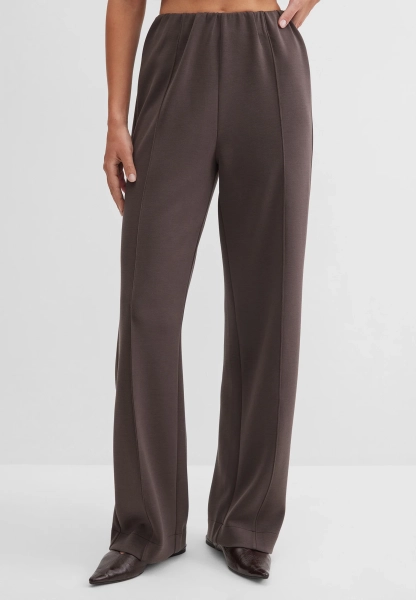 Брюки из ткани интерлок Marou, цвет: коричневый, Mar_26021001 купить онлайн