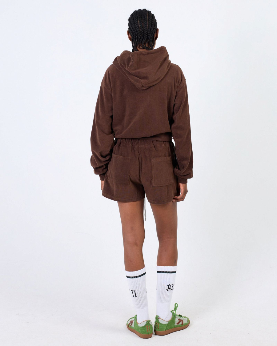 Шорты женские из терри ASIA ST 71, цвет: коричневый, Ast71.shorts-terry-br-w купить онлайн