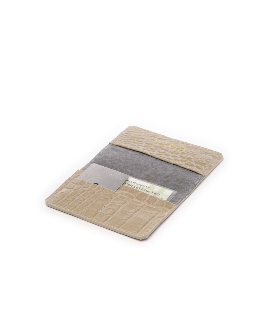 Обложка на паспорт Almond VOLCHEK, цвет: бежевый RT1 купить онлайн