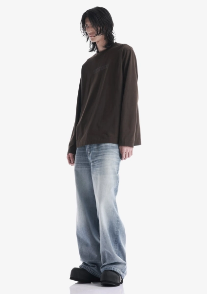 Широкие джинсы KRAKATAU, цвет: бледно-голубой, Ru223-63 купить онлайн