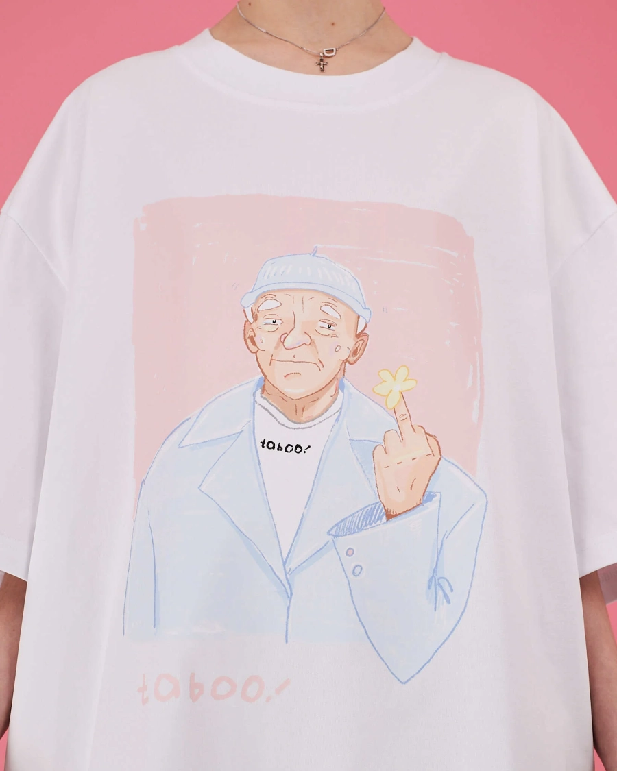 Футболка Алексея Федоровича TABOO, цвет: белый, TAF купить онлайн