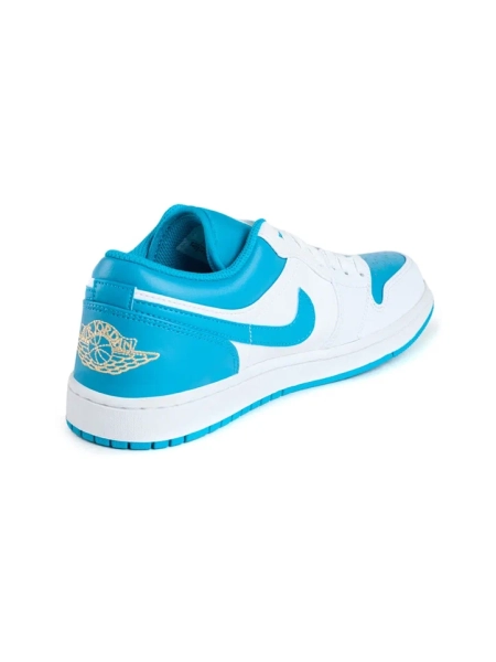 Кроссовки мужские Jordan 1 Low "Aquatone" NKDADDYS SNEAKERS, цвет: голубой 553558-174 купить онлайн