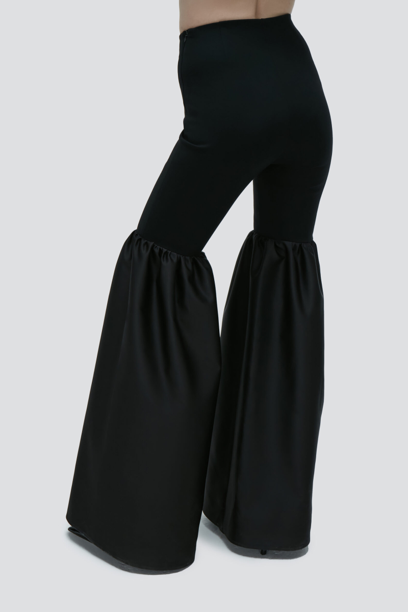 Брюки с воланами Barbino Maison, цвет: black 84 |новая коллекция купить онлайн