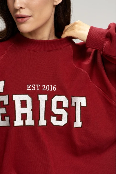 Свитшот базовый Over Wine Erist store, цвет: Бордовый, НФ-00003072 купить онлайн