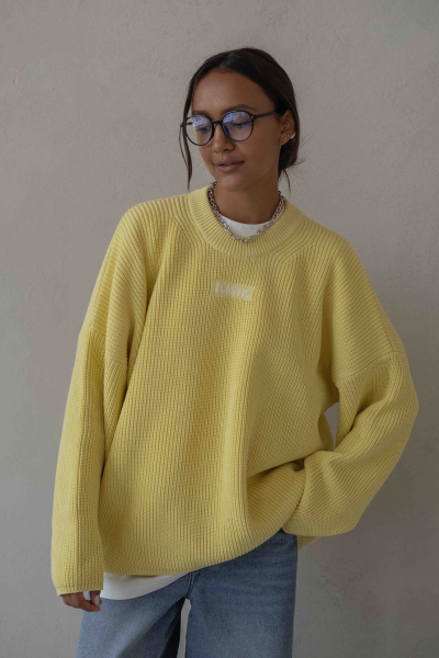Джемпер KNIT ELASTIC, цвет: лимон, 01488 купить онлайн