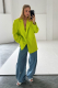 Пиджак объемный изо льна LIME