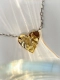 Серебряное колье сердце "Folio" gold SBLESKOM, цвет: позолота, 21061 купить онлайн