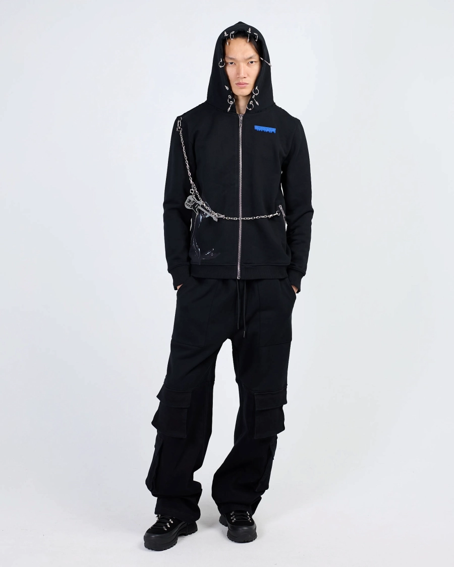 Худи ZIP KINO 2ND RELEASE BLACK ASIA ST 71, цвет: Черный, AST71.KINO-HOOD-ZIP-2ND купить онлайн