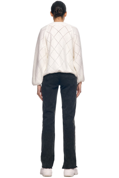 Джемпер ажурный SODAMODA, цвет: белый, 15912 купить онлайн