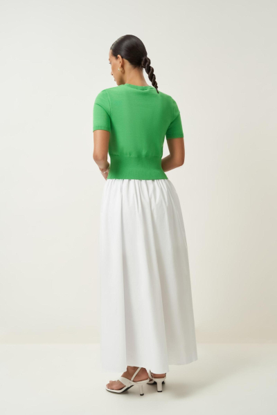 Кардиган с фестонами Charmstore, цвет: зеленый 305-35688-770 |новая коллекция купить онлайн