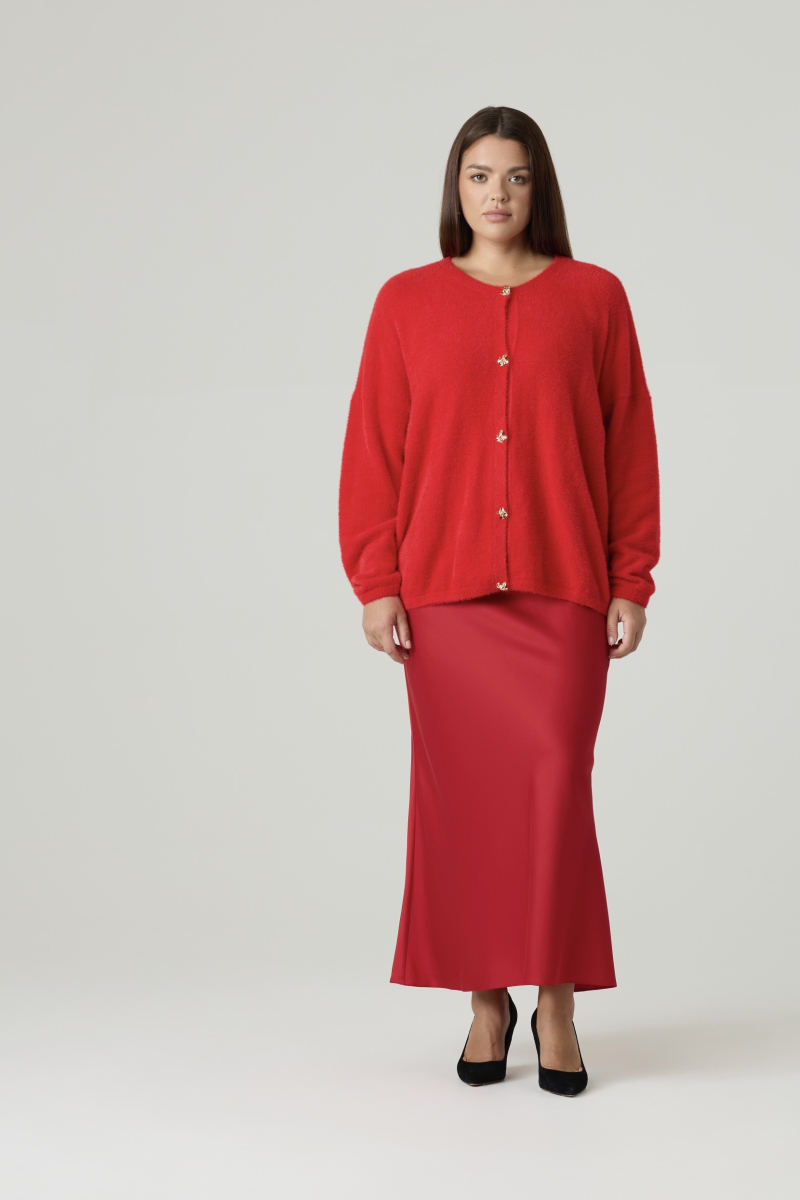 Платье-комбинация на широких бретелях 4forms, цвет: красный, 65471 купить онлайн