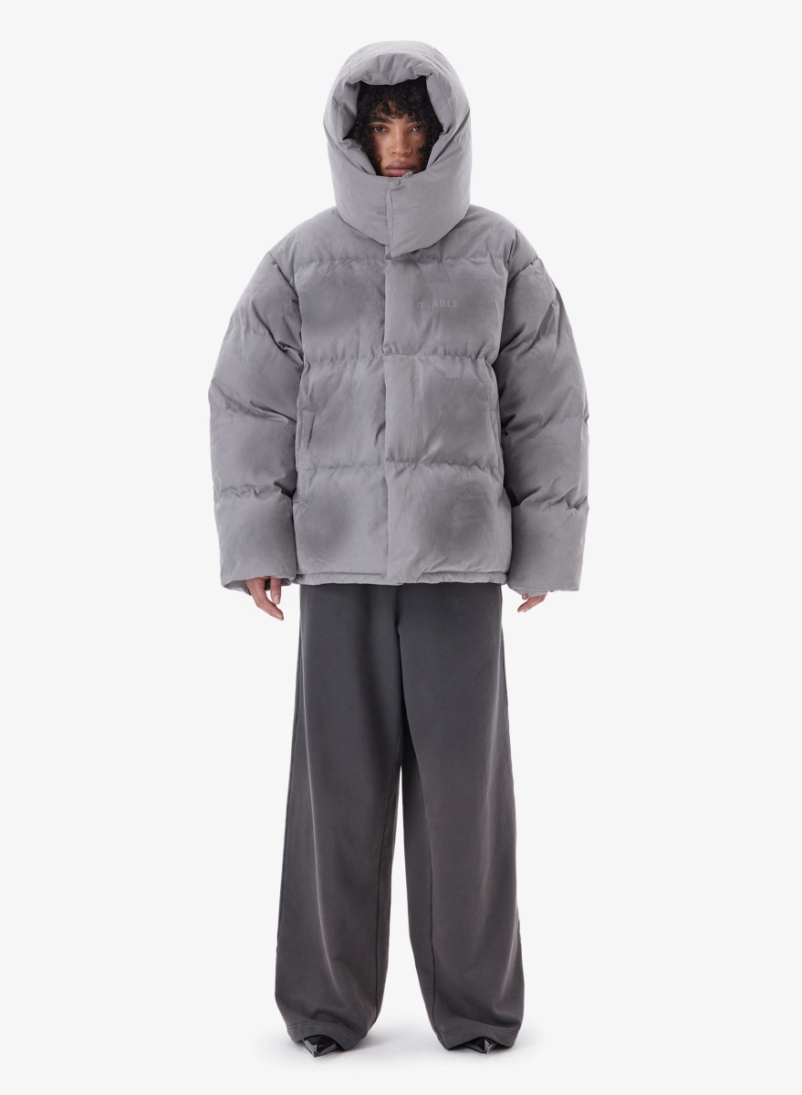 Пуховик DESTRESSED FABLE, цвет: серый, PFFR-FBL-DSTRSD-GR купить онлайн