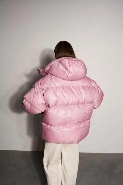Пуховик PUFFER Y1 PINK YONS, цвет: розовый, YO-353 купить онлайн