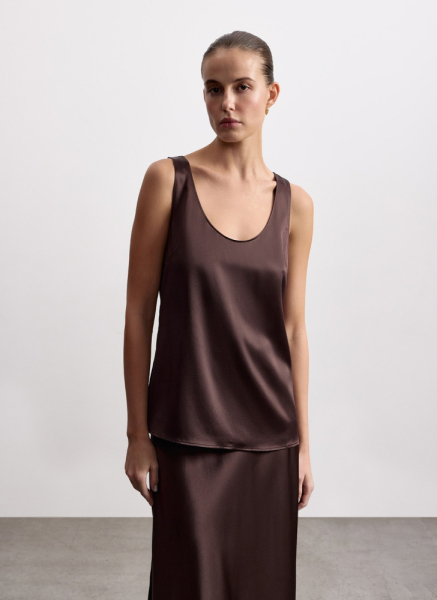 Топ из шелка