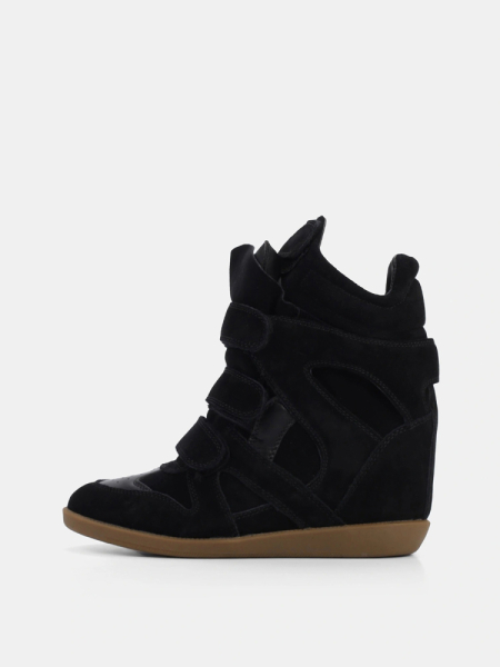 Ботинки замшевые на липучках