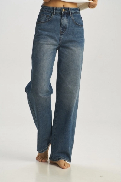 Джинсы BAGGY с потертостями Blue Erist store, цвет: blue, НФ-00000818 со скидкой купить онлайн
