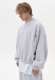 Свитшот оверсайз all., цвет: grey melange, 00462 купить онлайн