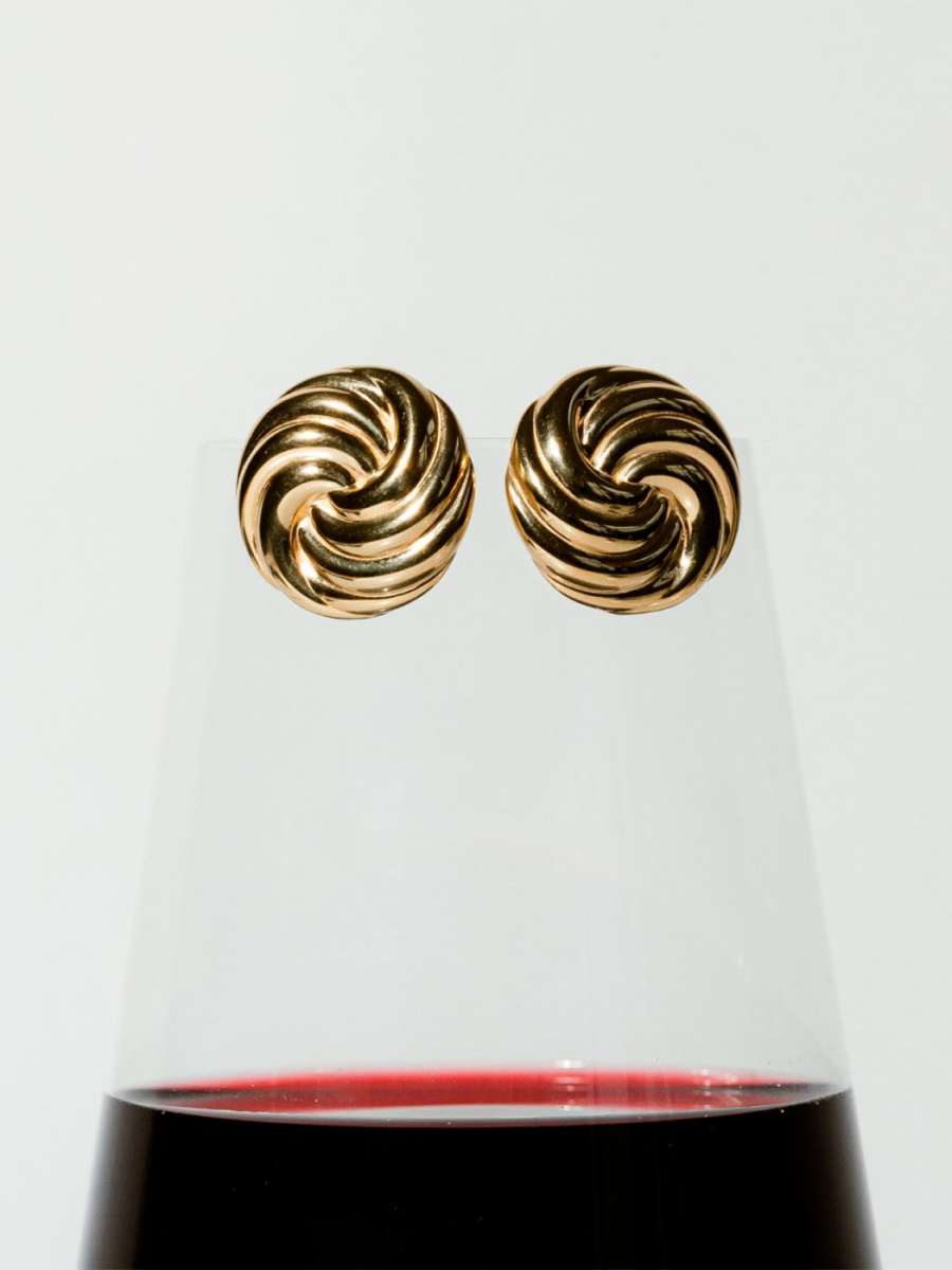 Серьги Muse Gold MOSSA jewelry, цвет: позолота, 032-104-0004 купить онлайн