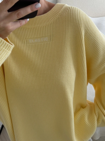 Джемпер KNIT ELASTIC, цвет: лимон, 01488 купить онлайн