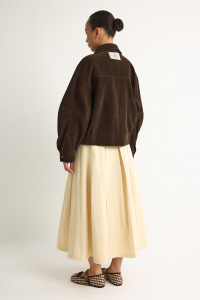 Юбка из 100% хлопка TOPTOP, цвет: бежевый, TT.071.18870.110 купить онлайн