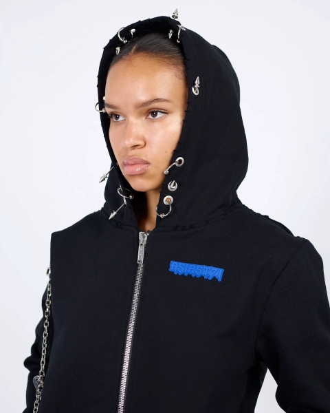 Худи ZIP KINO 2ND RELEASE BLACK ASIA ST 71, цвет: Черный, AST71.KINO-HOOD-ZIP-2ND купить онлайн