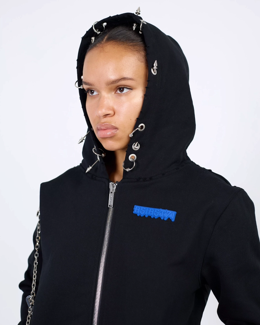 Худи ZIP KINO 2ND RELEASE BLACK ASIA ST 71, цвет: Черный, AST71.KINO-HOOD-ZIP-2ND купить онлайн