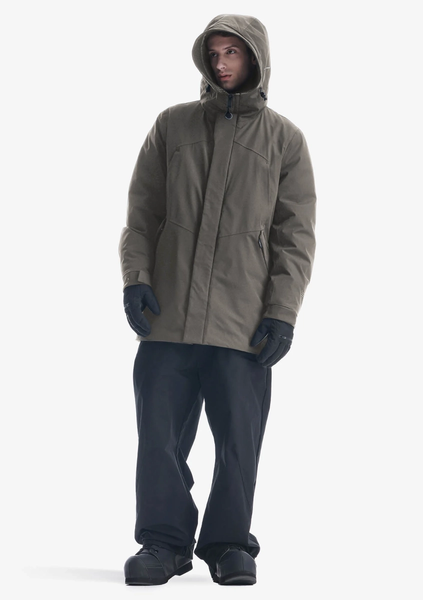 Пуховик SYCAMORE KRAKATAU, цвет: темный серо-зеленый, Qm561-861 купить онлайн