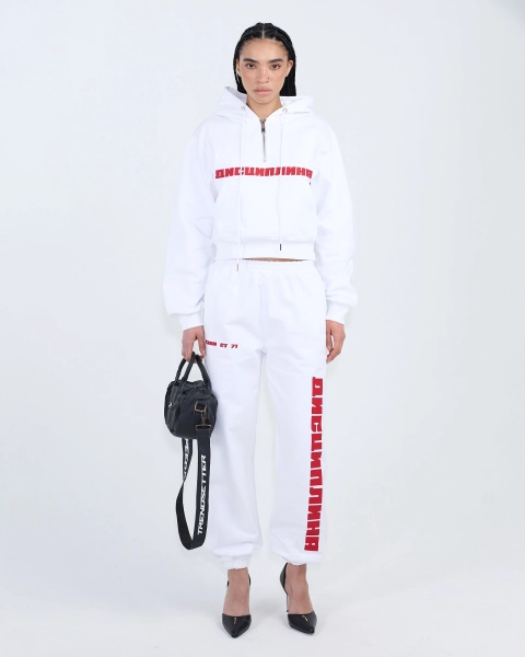 Худи укороченное Дисциплина ASIA ST 71, цвет: белый, Ast71.hood-discipline-crop-wh купить онлайн
