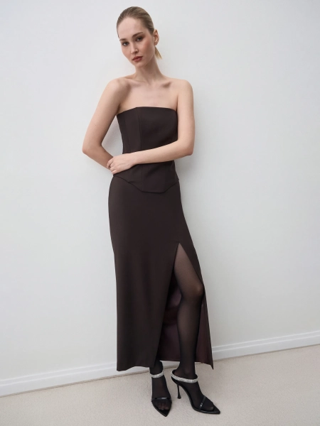 Юбка YUVI ANNA PEKUN, цвет: коричневый, 61.1817.700 купить онлайн