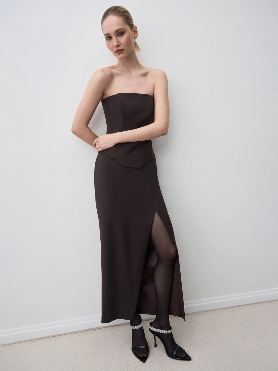 Юбка YUVI ANNA PEKUN, цвет: коричневый, 61.1817.700 купить онлайн