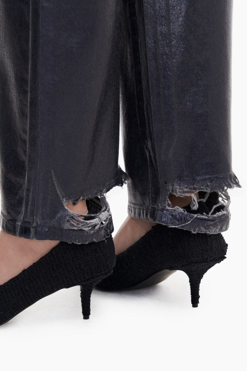 Джинсы с черным напылением голограммой TOPTOP, цвет: Черный, TTS.036.13992.900 купить онлайн