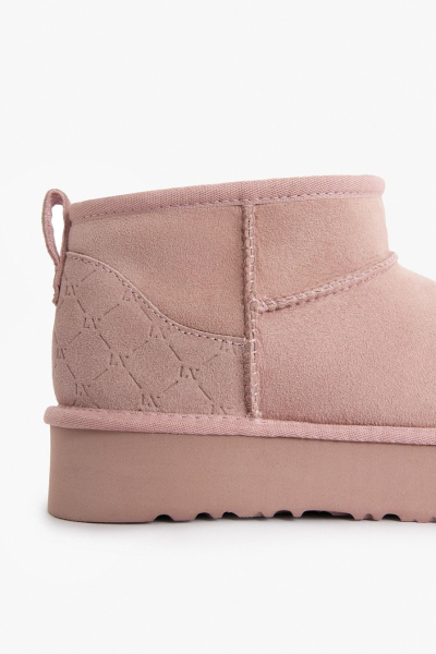 Угги из натуральной замши Lera Nena, цвет: розовый LN.405.19111.300 купить онлайн