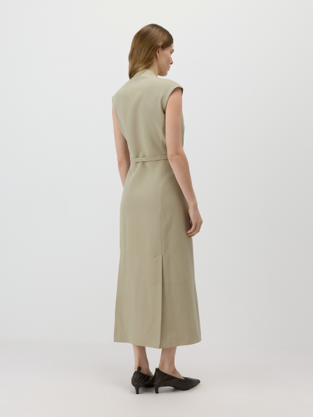Платье из лиоцелла Conso, цвет: оливковый, PD 260439 - оливковый купить онлайн