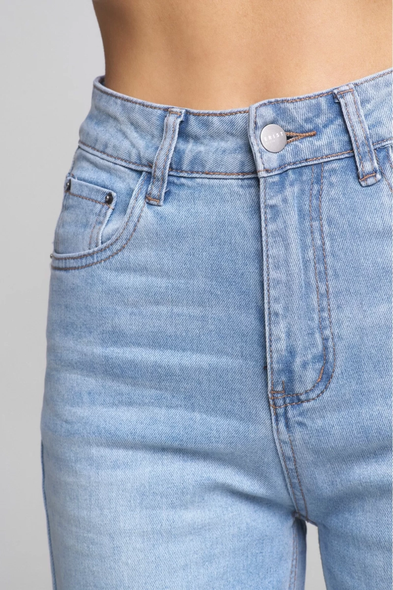 Джинсы Stright Blue Erist store, цвет: голубой, НФ-00002471 купить онлайн