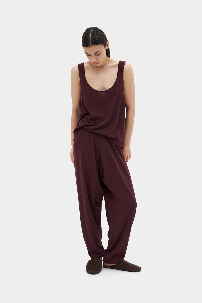 Майка VENTO Mankova, цвет: бургунди SS25-015 |новая коллекция купить онлайн