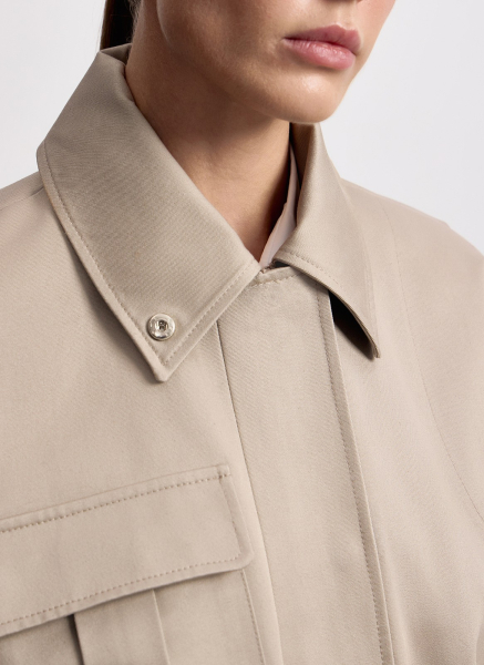 Куртка свободного кроя ALL WE NEED, цвет: Серо-бежевый, 2603W5326-12 купить онлайн