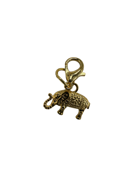 Подвеска на кроссовки Brilliant Golden Elephant