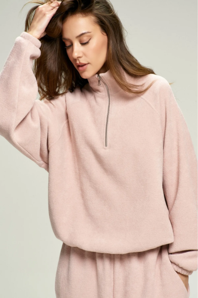 Анорак из плюша с начесом Pink