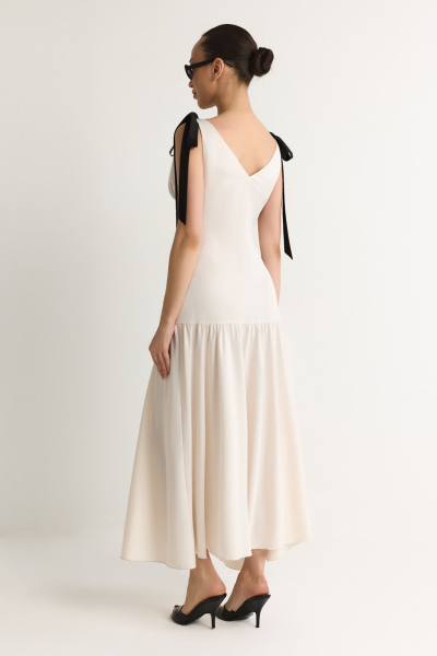 Платье с бантами TOPTOP, цвет: молочный, TT.012.18400.120 купить онлайн